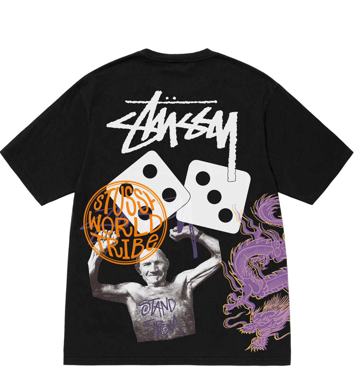 Stussy Strike Tee Pigment Dyed (Black) – The Factory KL