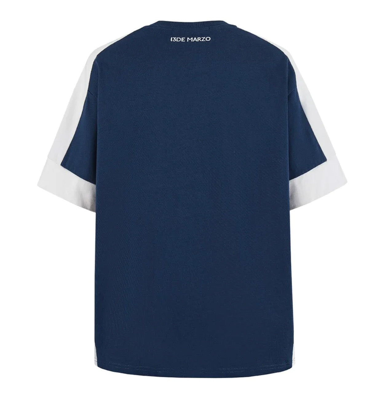 13DE MARZO SS23 Hook&Loop Logo T-Shirt Blue