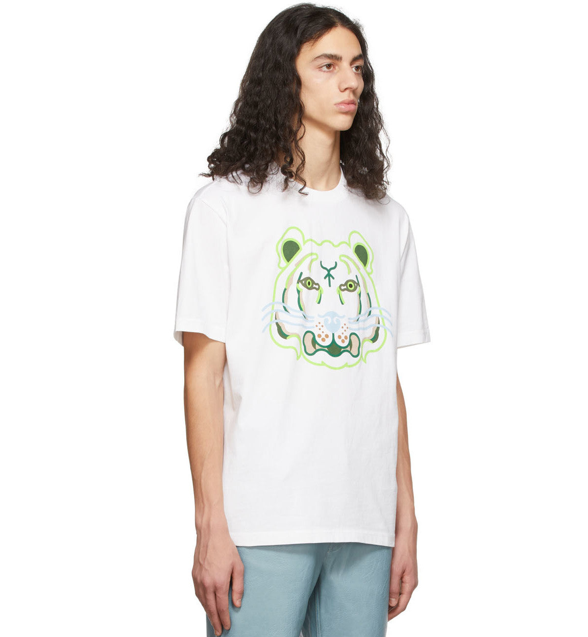 Kenzo K-Tiger Printed T-Shirt (White)