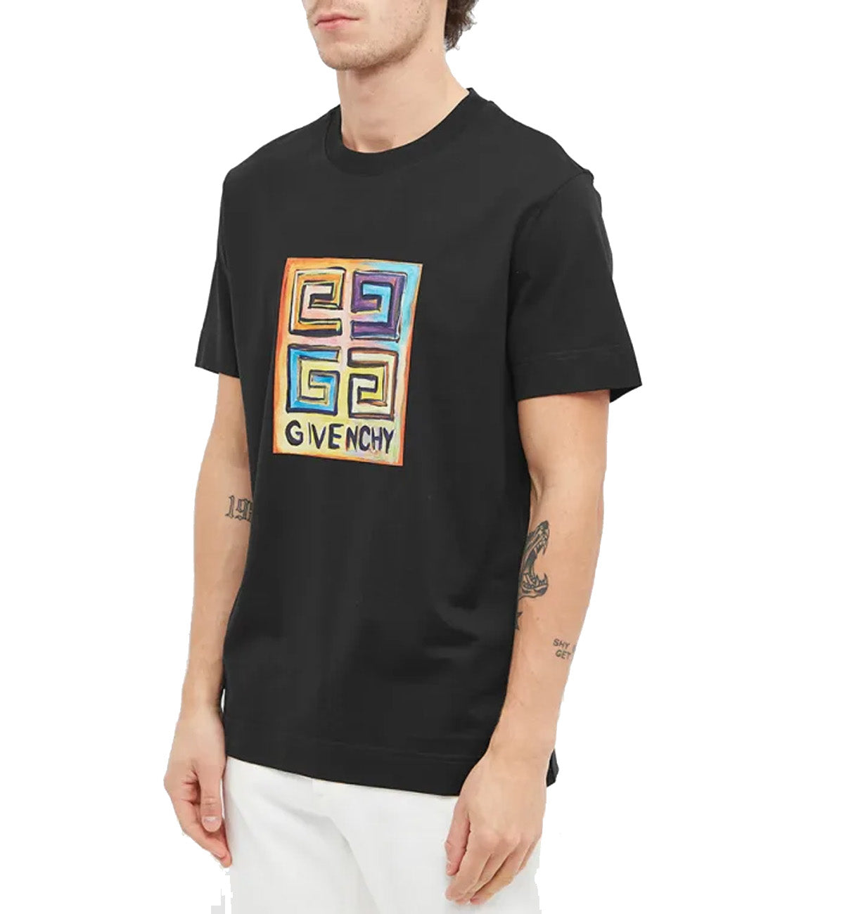 Givenchy box outlet logo t shirt