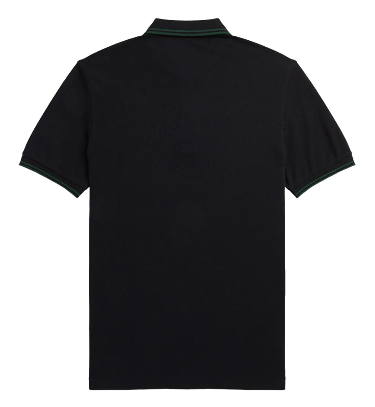 Fred Perry Green Double Stripe Black Polo Shirt