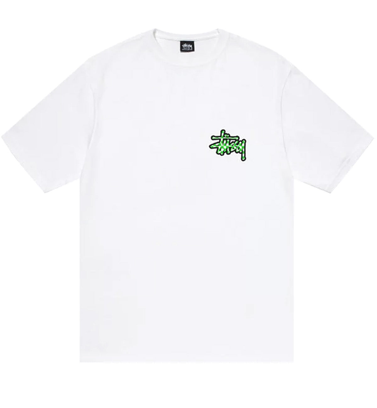 Stussy Checker Stock Tee (White)