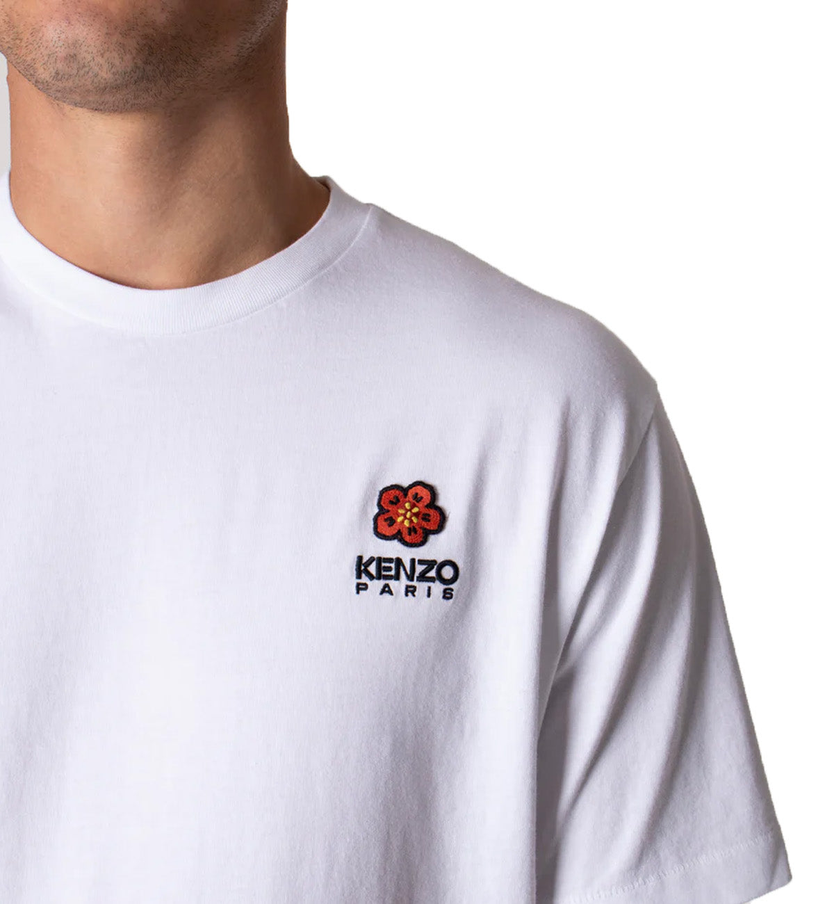 Kenzo 'Boke Flower' Small Logo T-shirt (White)