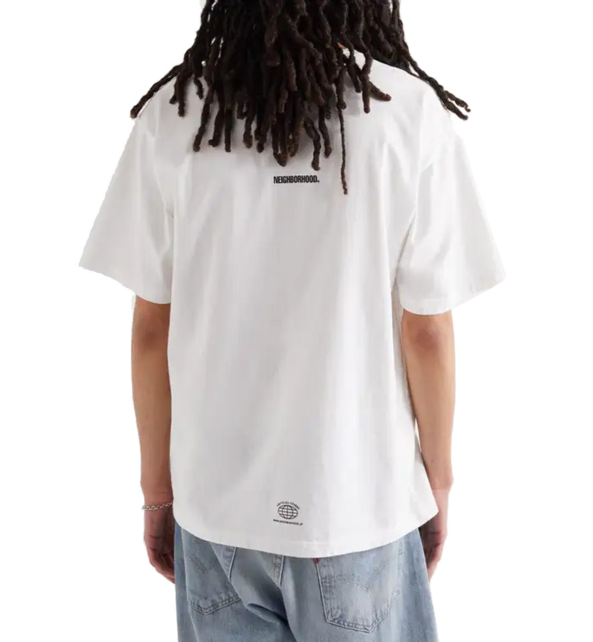 NEIGHBORHOOD Wording T-shirt (White)