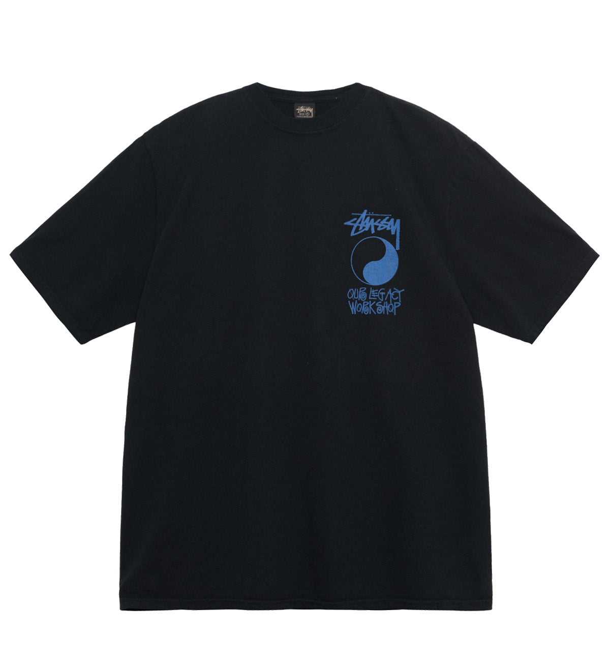 Stussy Our Legacy Frame Pigment Dyed Tee (Black)