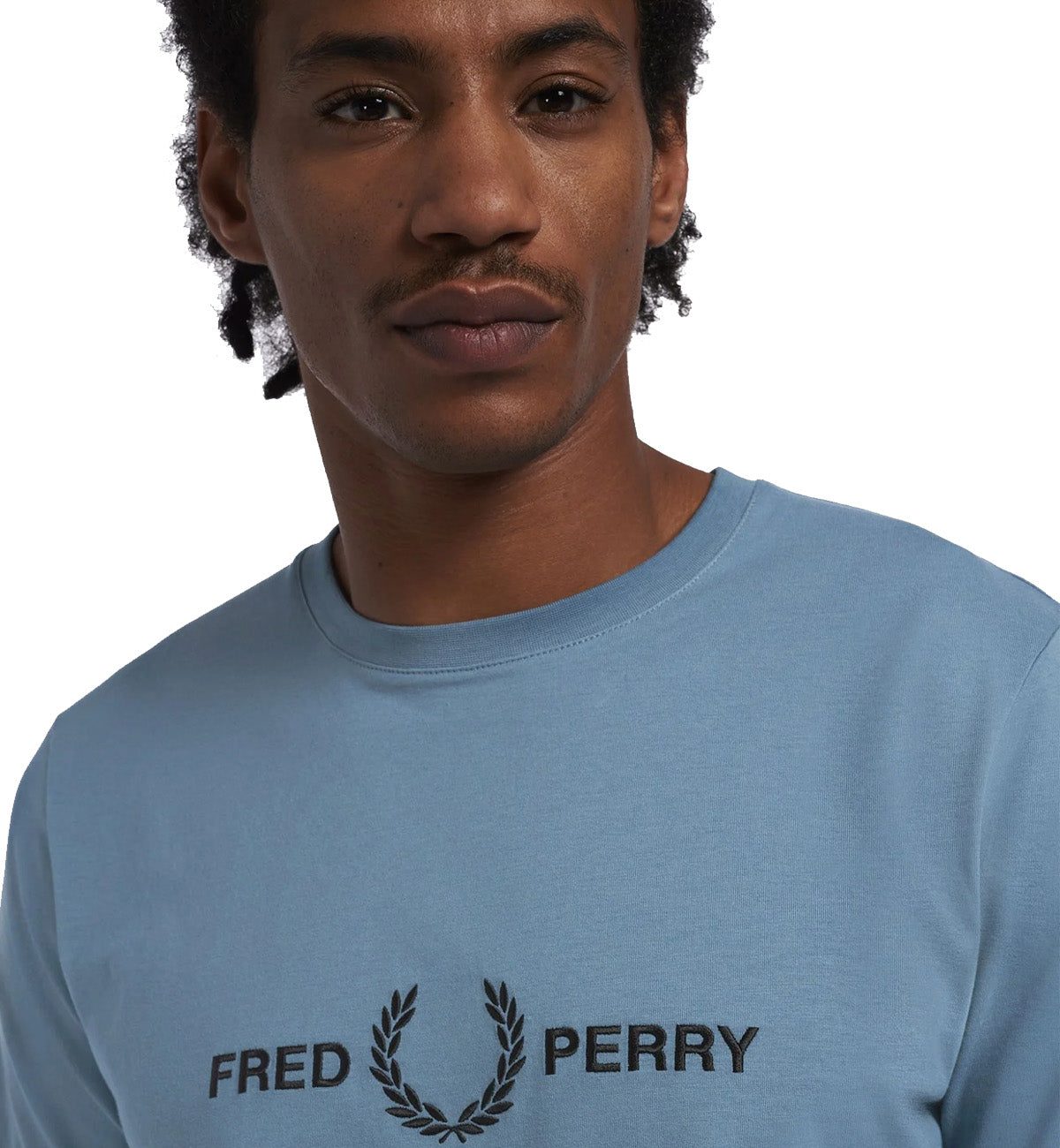 Fred Perry Small Logo Blue T-Shirt 2023 (Blue)