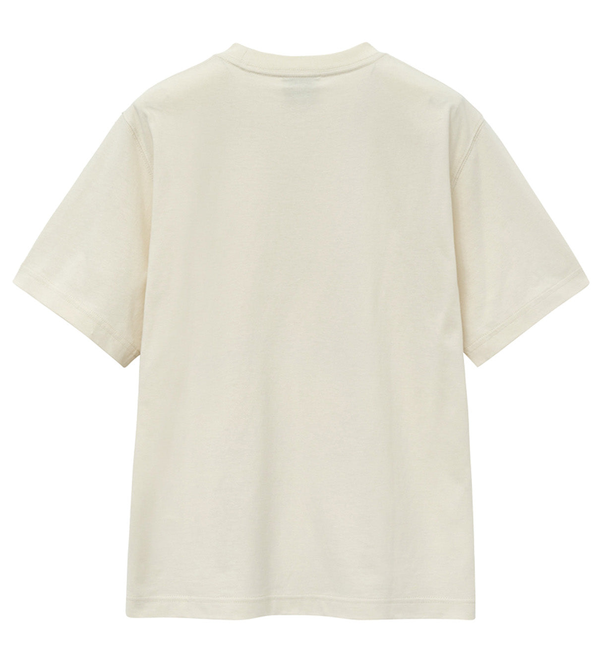 Marithe Small Classic Logo T-Shirt (Light Beige)