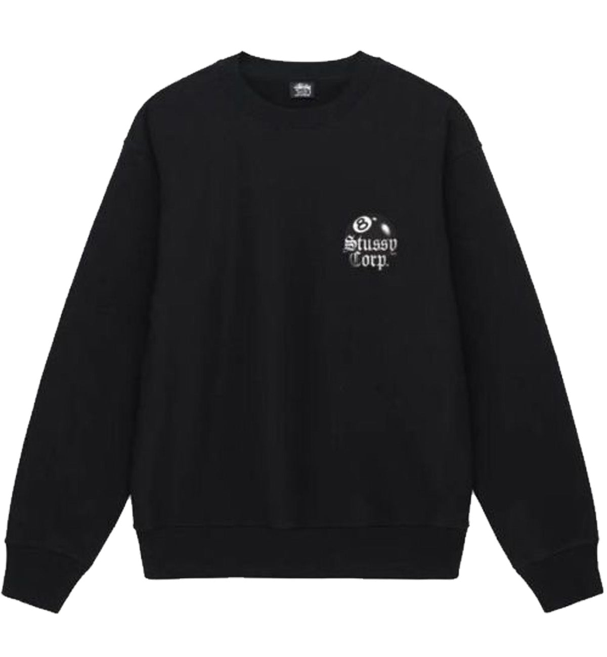 Stussy 8 Ball Corp Sweatshirt (Black)