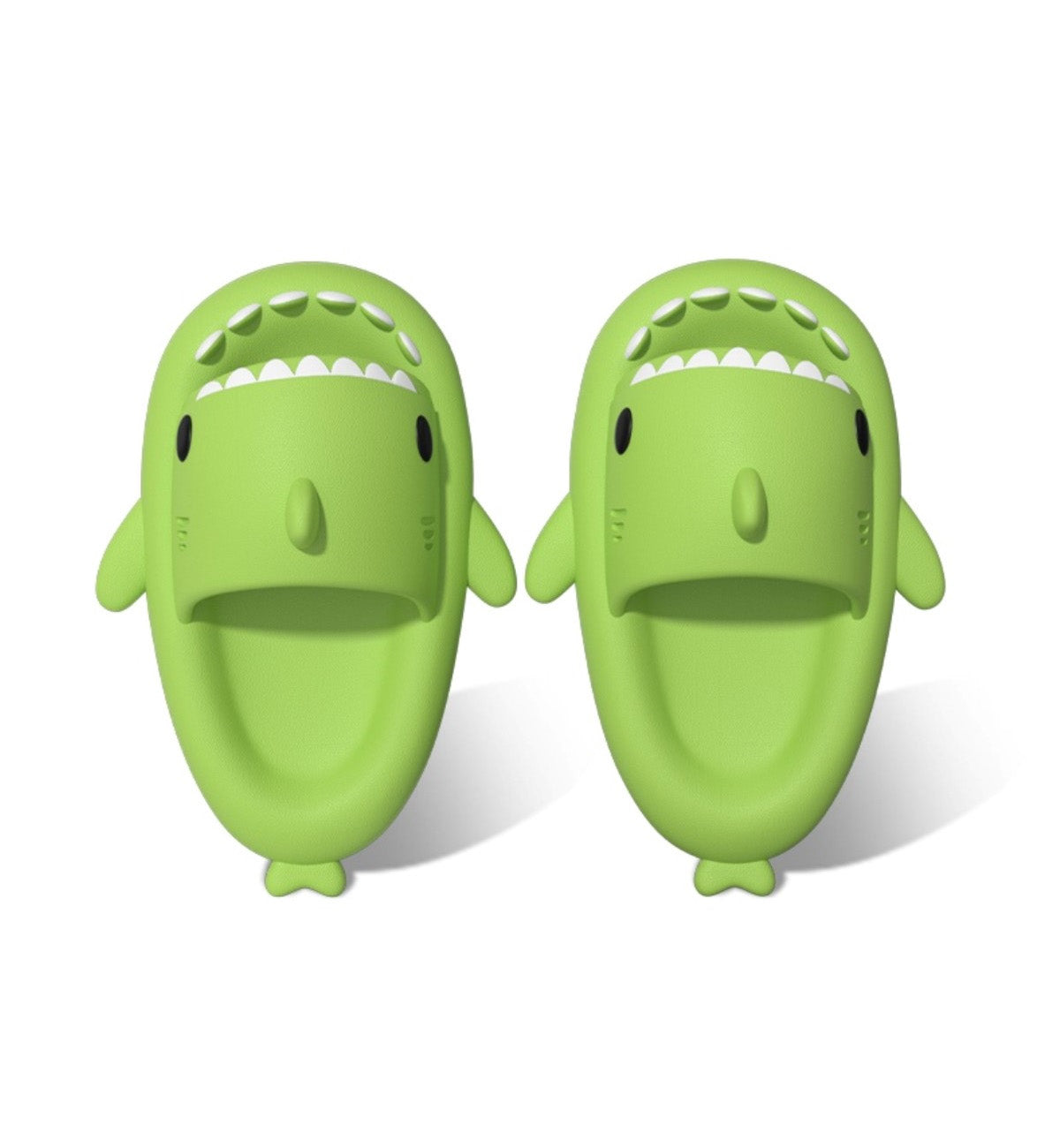 Chikoku Smooth Fun Shark Sandals (Lime)