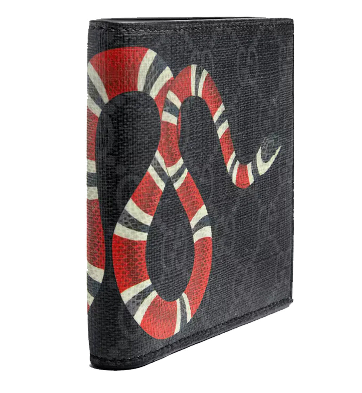 Gucci Wallet Supreme Kingsnake Print (Black/Grey)