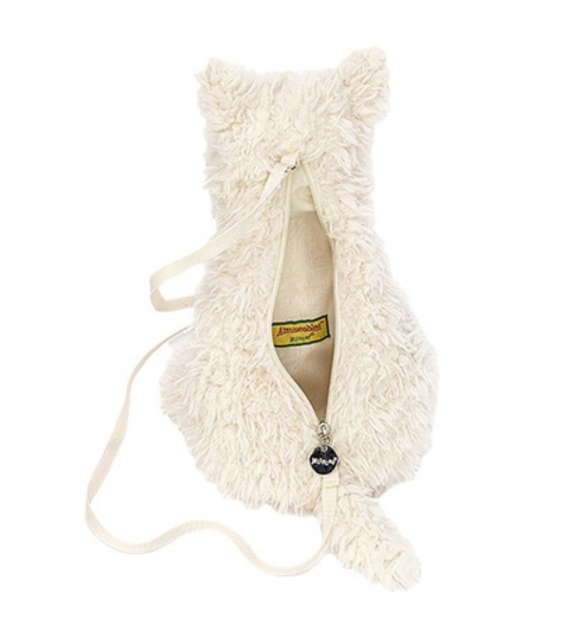 Jellycat White Dog Bag