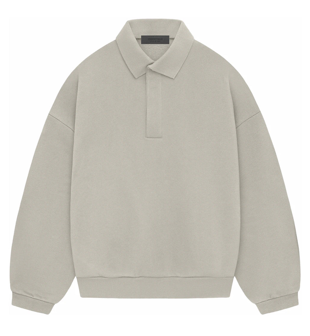 Fear of God - Essentials Long Sleeve Polo Shirt SS24 (Seal)