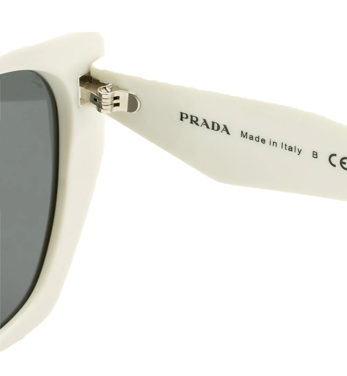 Prada SPR19ZS Sunglasses (White)