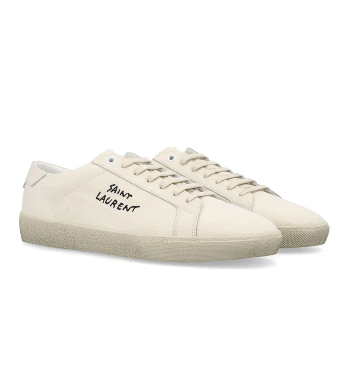 Saint Laurent Court Classic Black White