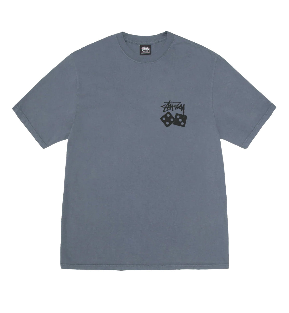Stussy Dice Pig Dyed Tee (Navy)