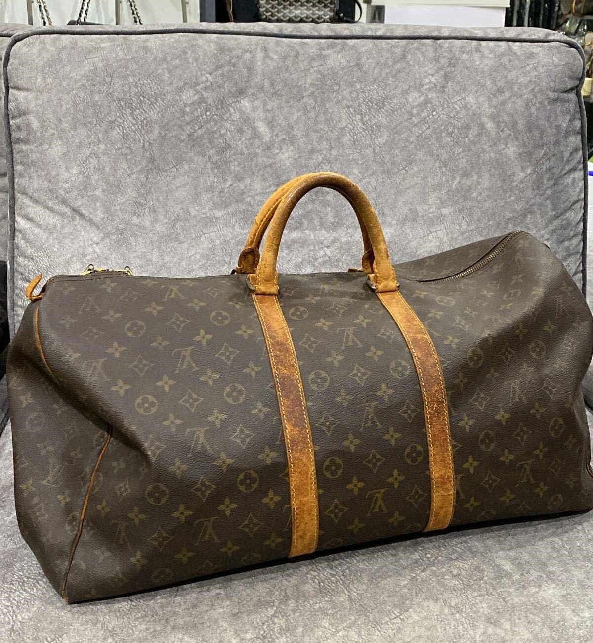 [Pre-Used] LV Keepall 55 Monogram Brown