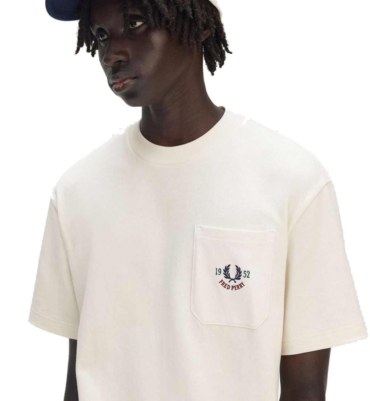 Fred Perry Relax Pocket T-Shirt (Ecru)