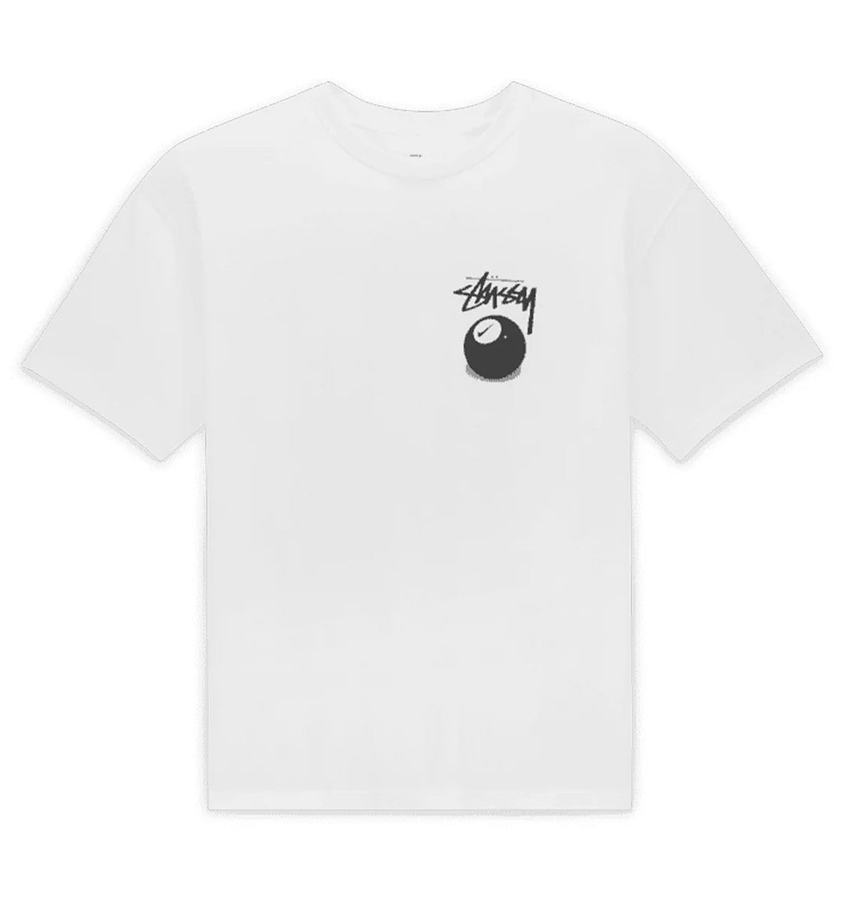 Stussy x Nike 8 Ball Tee (White)