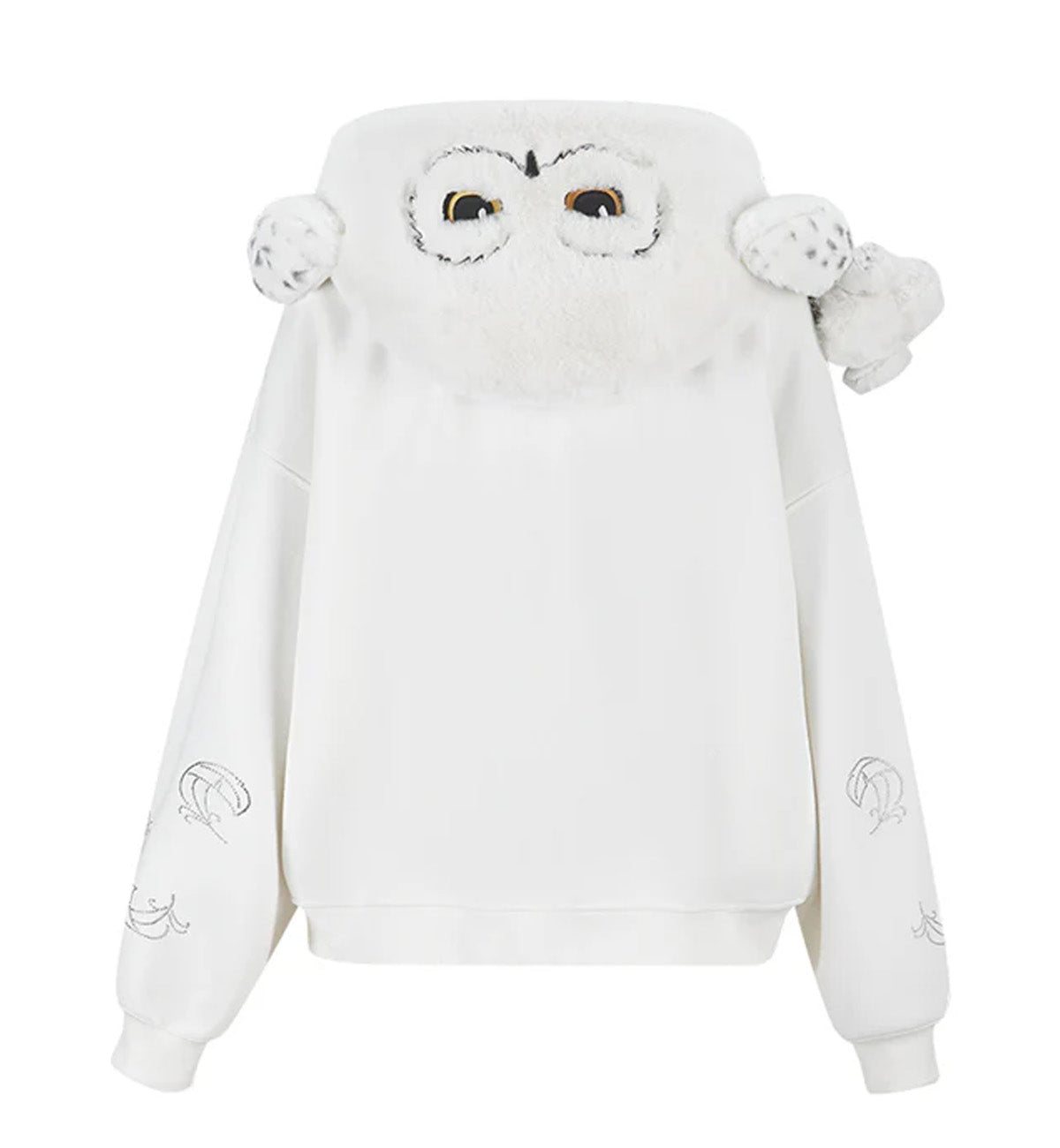 13DE MARZO x Harry Potter Hedwig Hogwarts Offer Bear Hoodie (White)