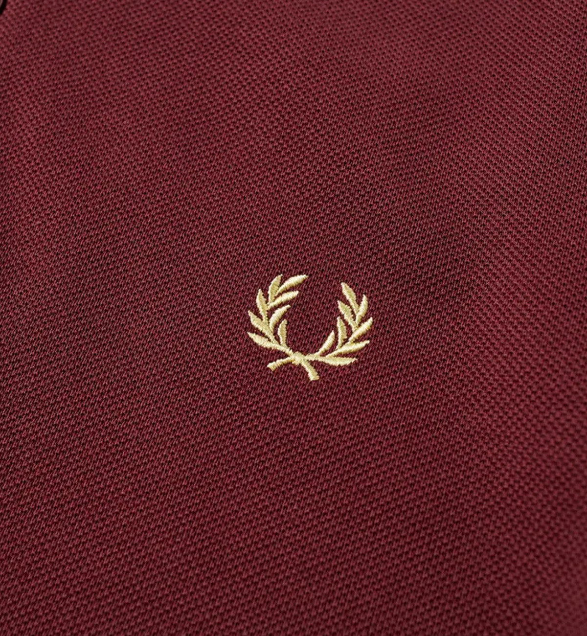 Fred Perry Yellow Double Plum Polo Shirt