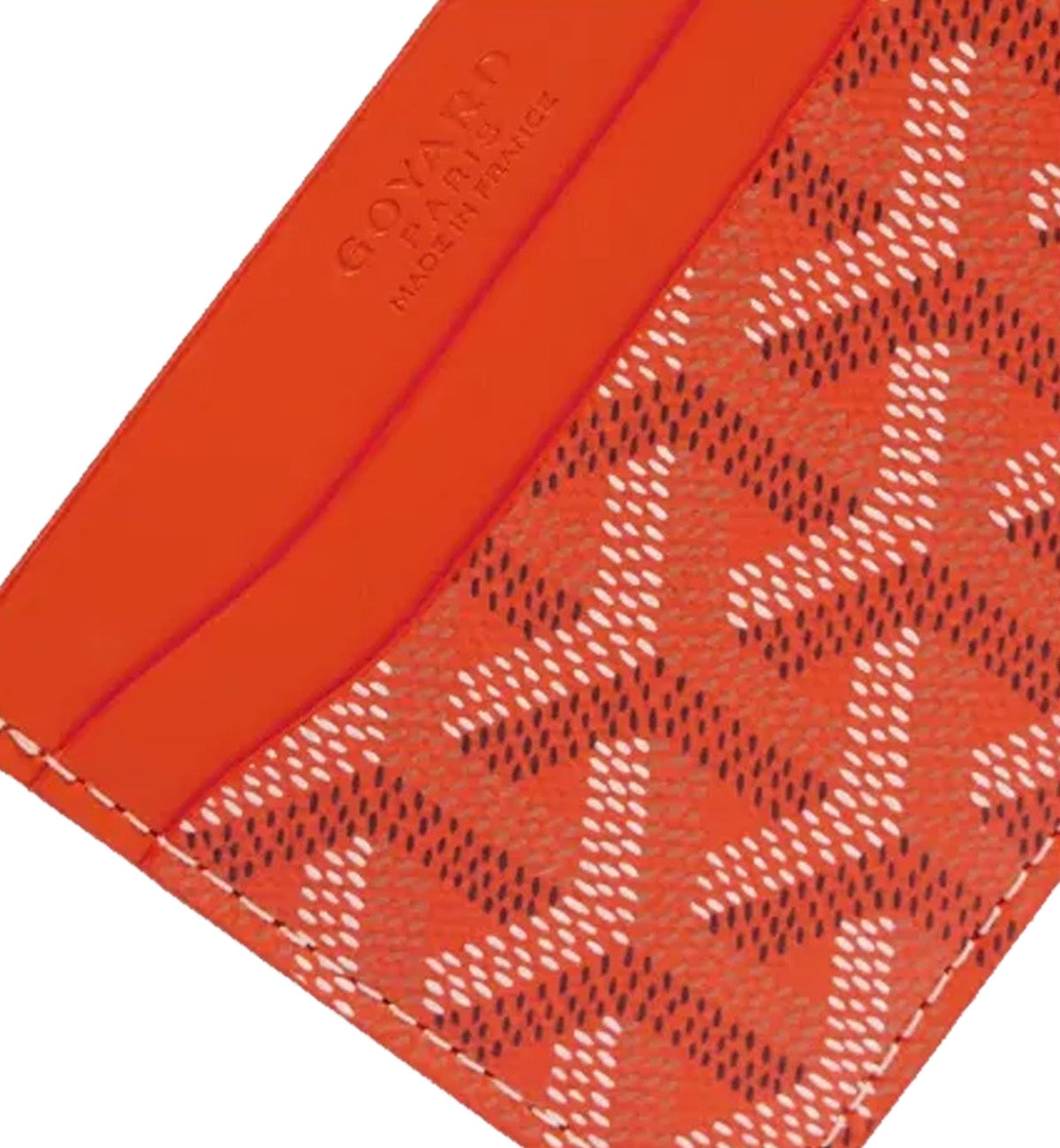 Goyard Heart Logo Cardholder (Orange)