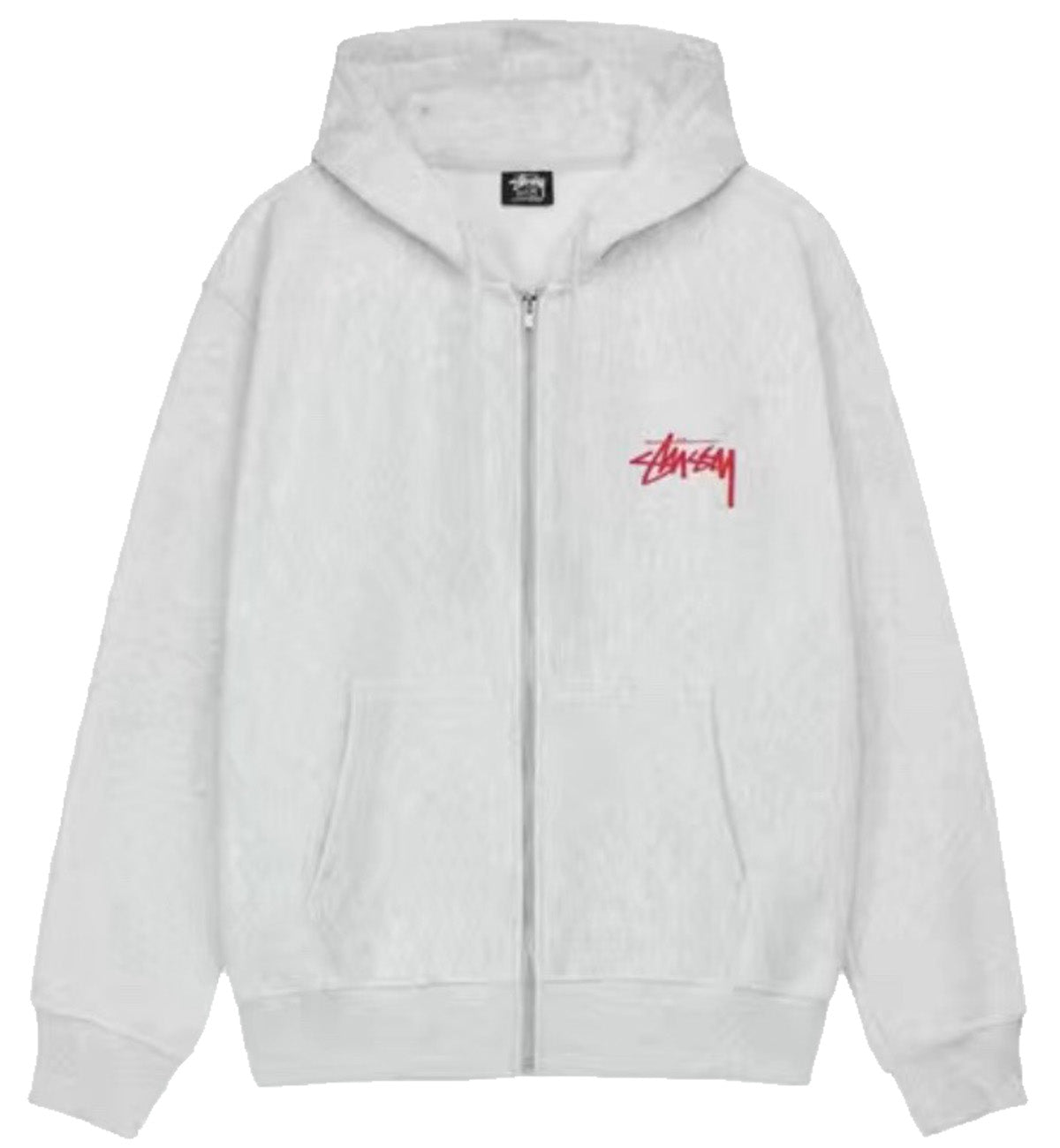 Stussy Skate Tough Zip Hoodie (White)