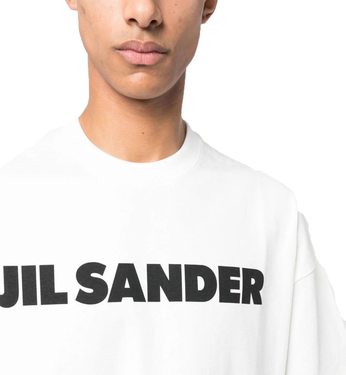 JIL SANDER Logo Printed T-Shirt (White)