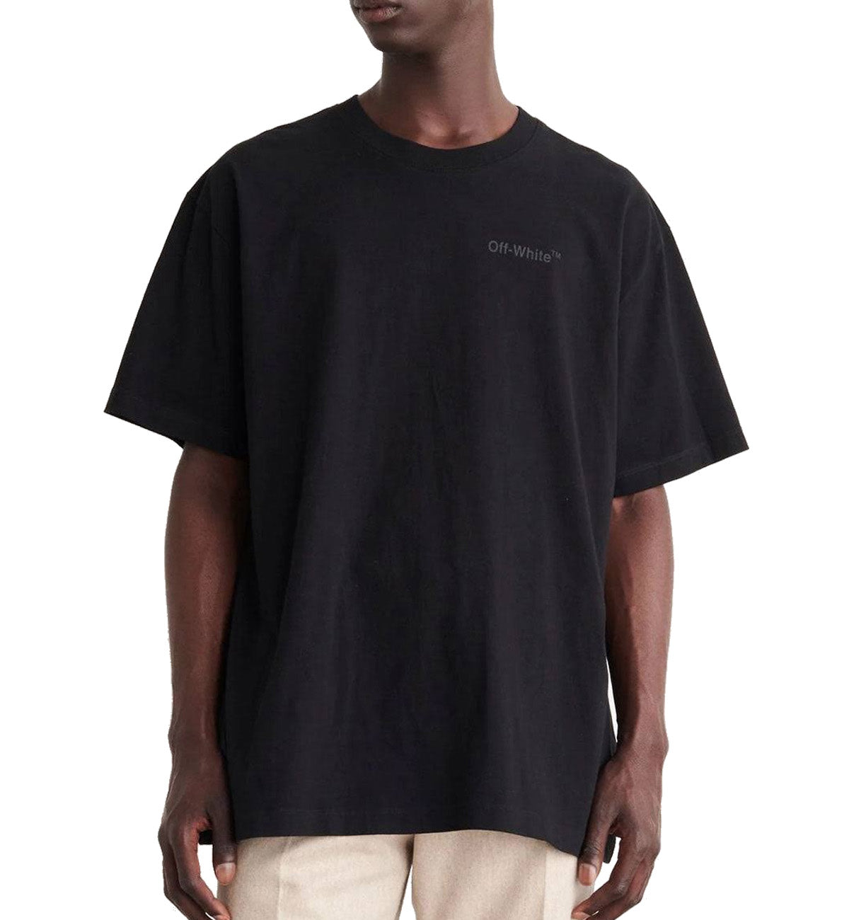 Off-White Diag Tab Over Tee (Black)