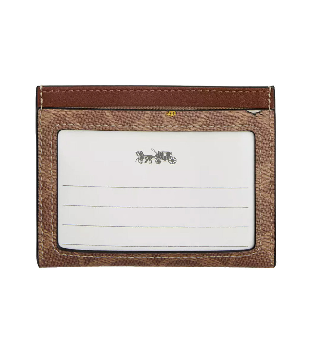Coach X Peanuts Slim Id Card Case Signature Canvas Snoopy