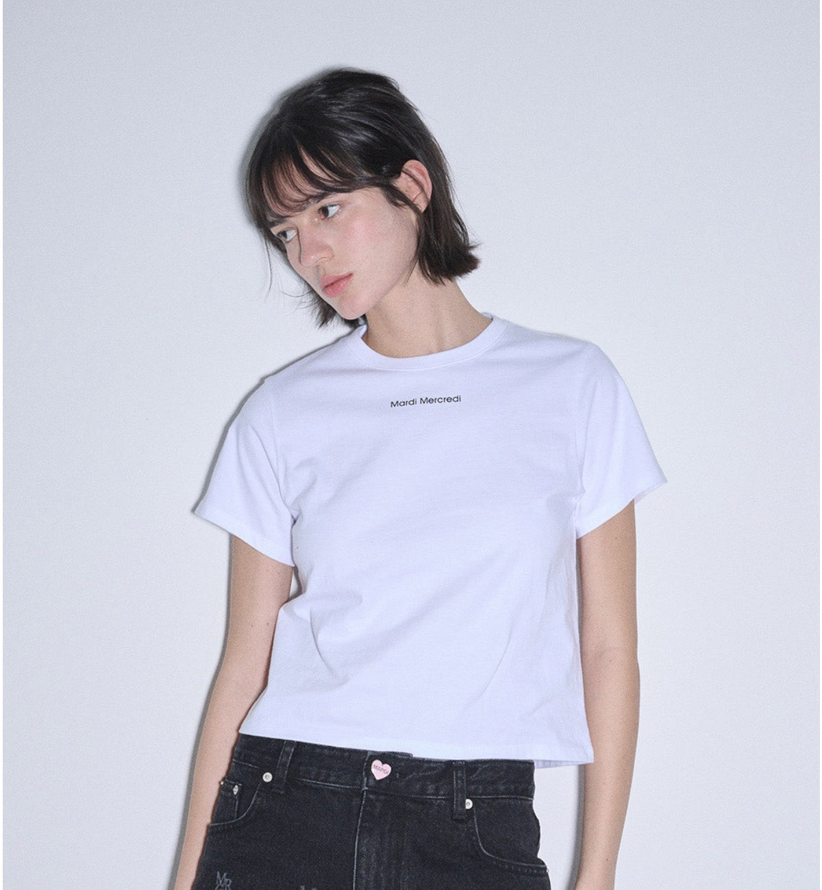 Mardi Mercredi Essential Logo T-Shirt (White)