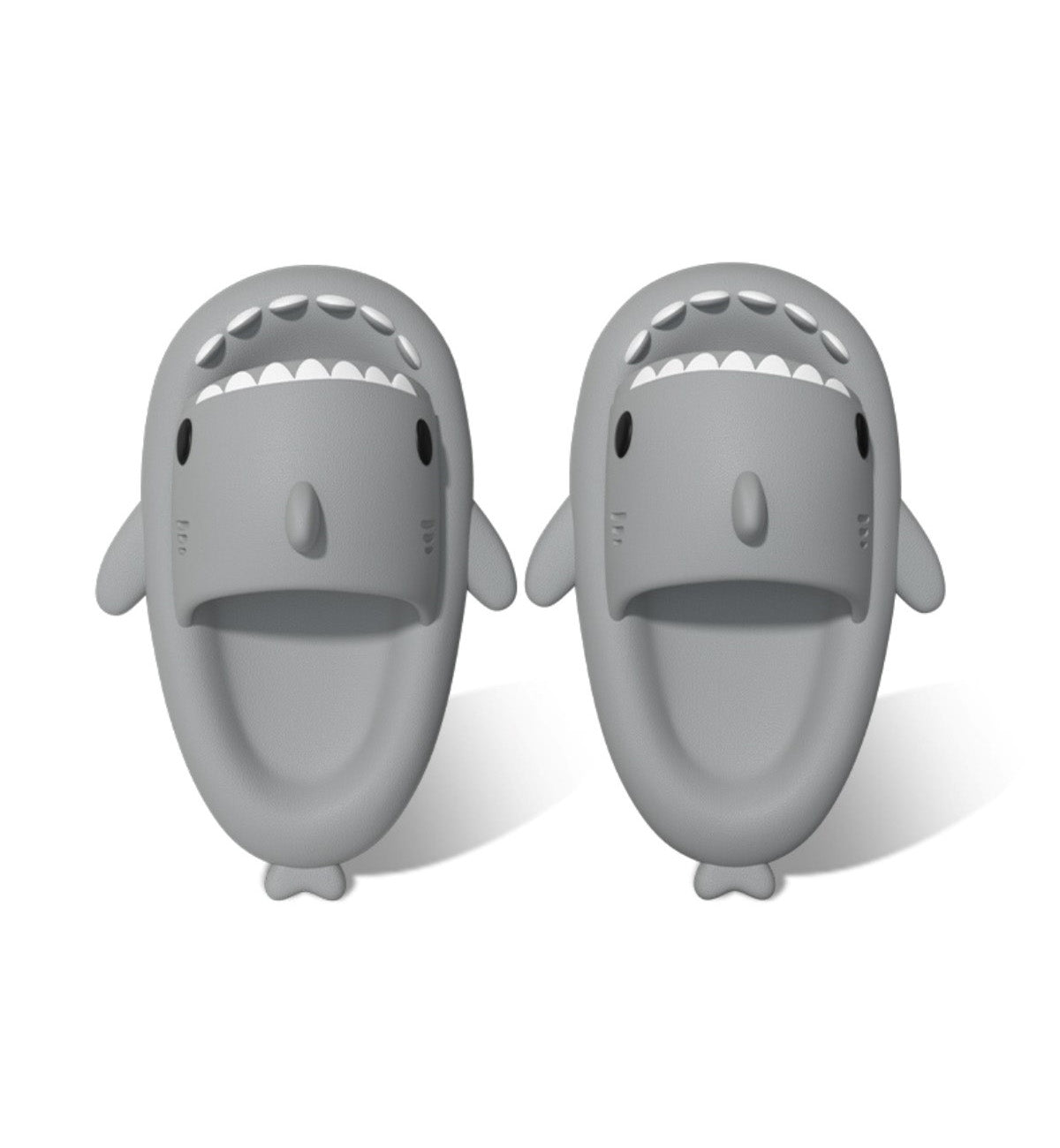 Chikoku Smooth Fun Shark Sandals (Grey)