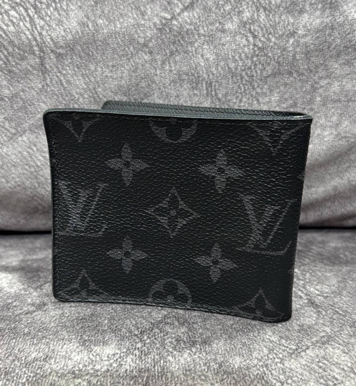 [Pre-Used] LV Wallet Money Clip Monogram Eclipse