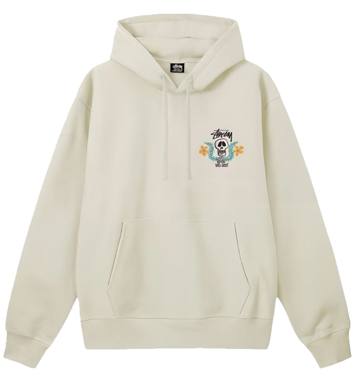 Stussy Skull Crest Hoodie (Cream)