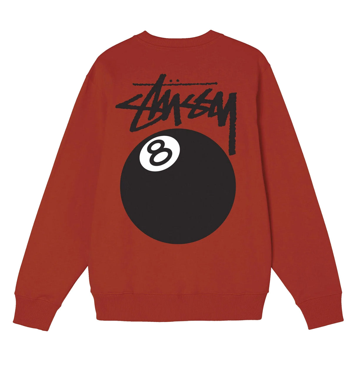 Stussy 8 Ball Sweatshirt (Maroon)