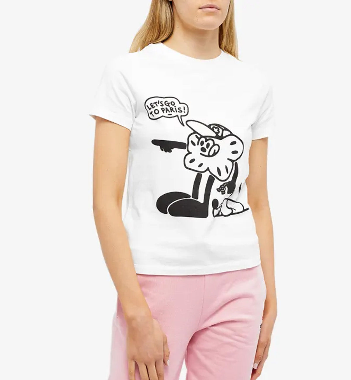 Kenzo Boke Boy Logo T-shirt (White) Paris Front – The Factory KL