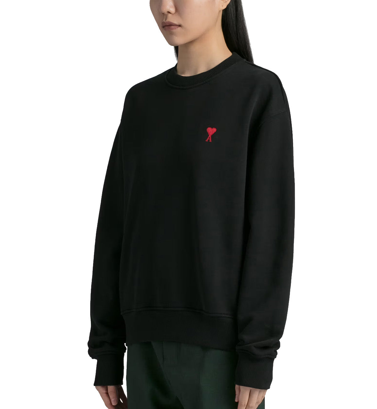 Ami Paris Jumper Sweatshirt (Black)