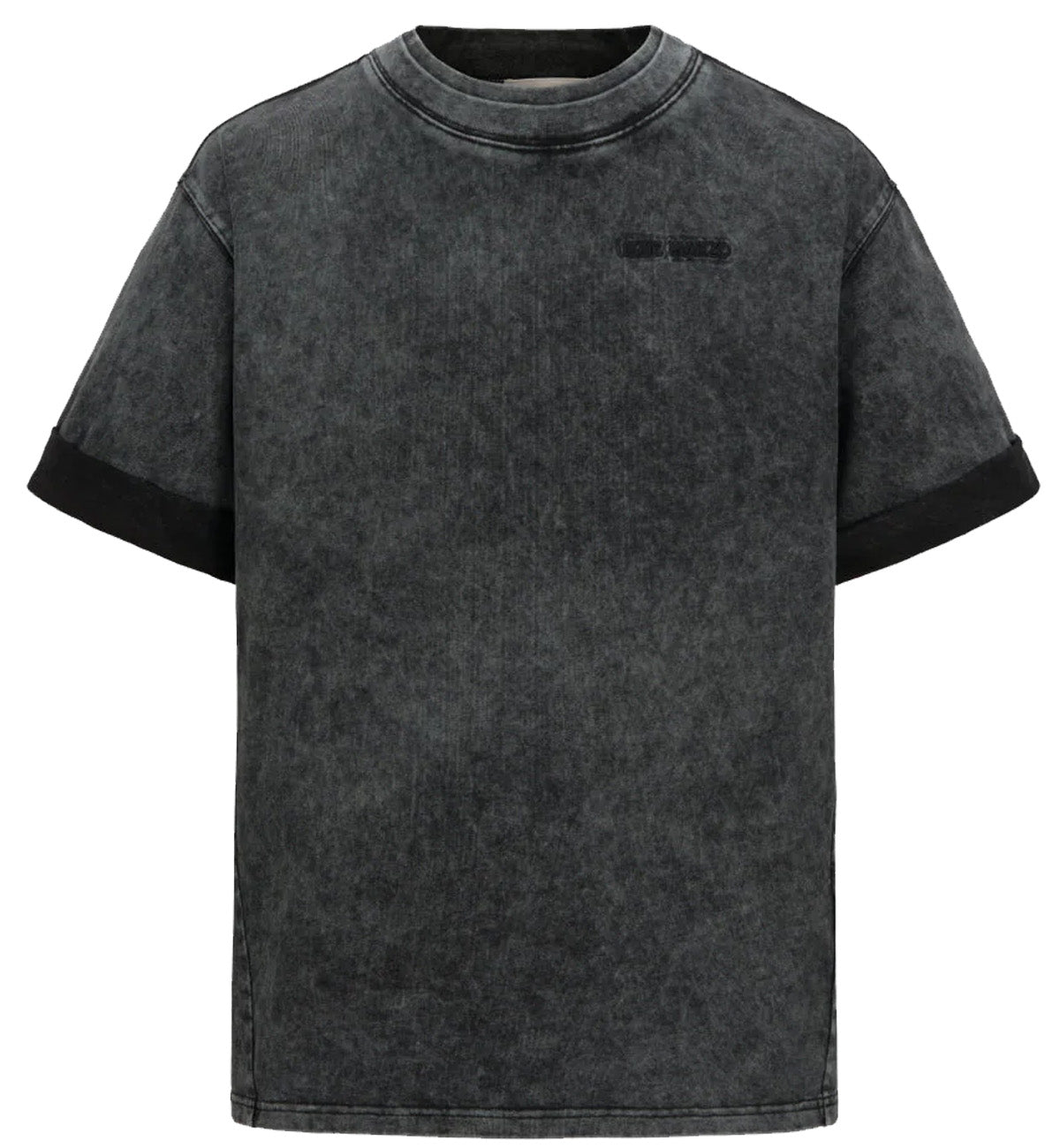 13DE MARZO Washed Sequins T-Shirt (Black)