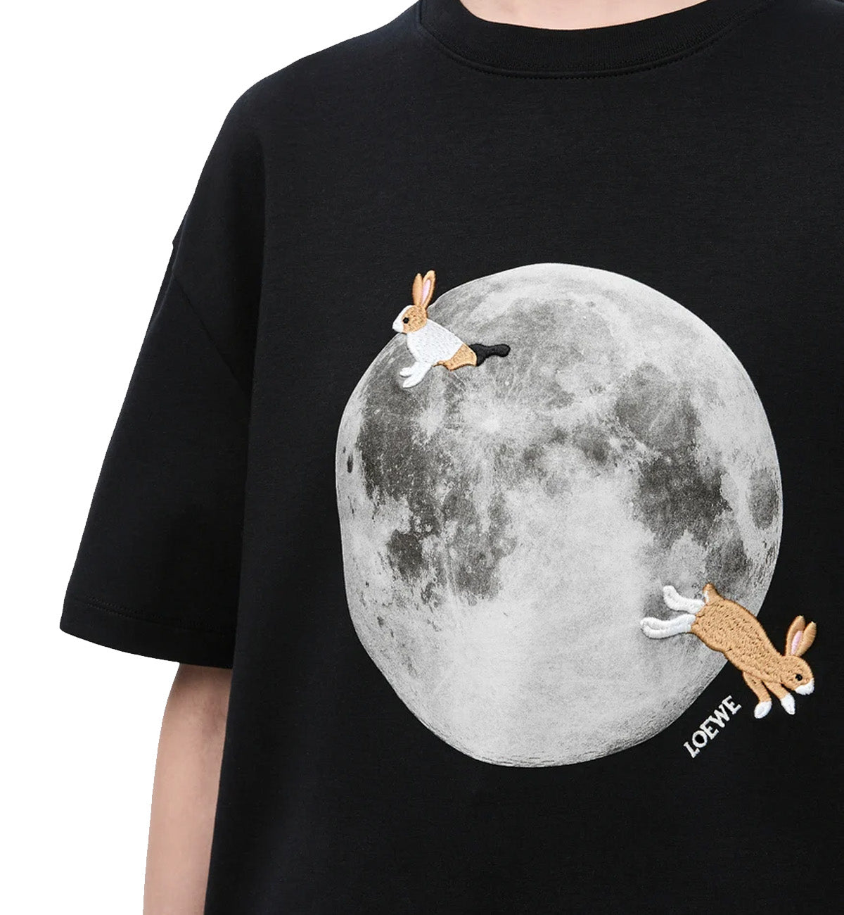 Loewe Bunny Moon T-Shirt (Black)