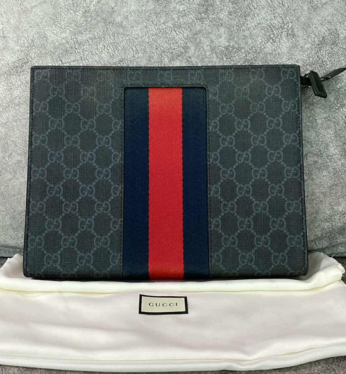 [Pre-Used] Gucci Clutch Black Sherry