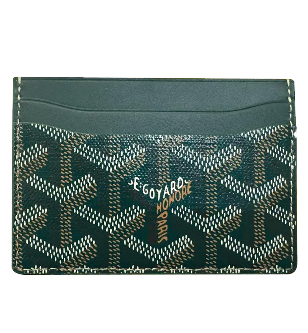 Goyard Heart Logo Cardholder (Green)