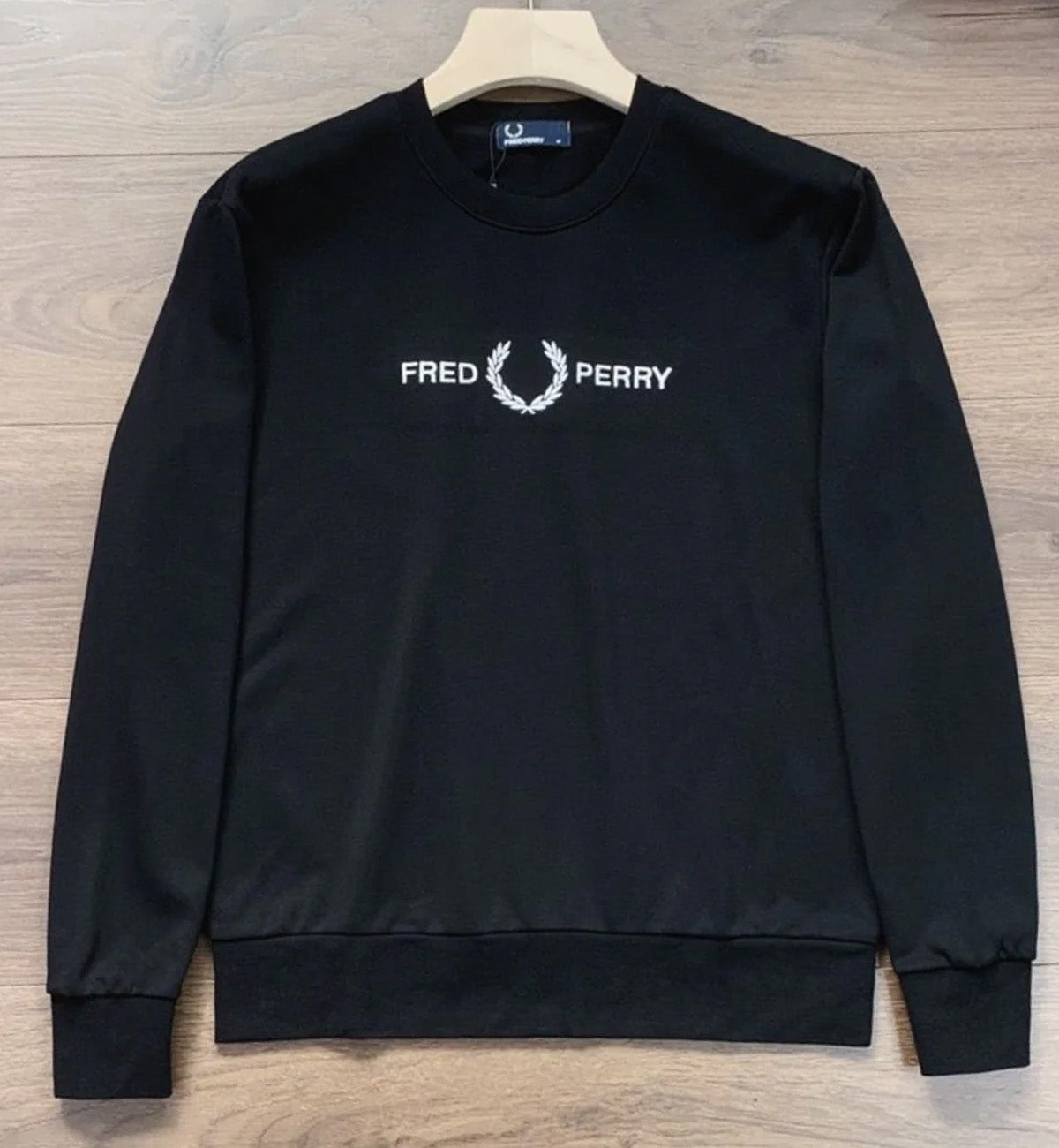 Fred Perry Graphic Sweatshirt (Black)