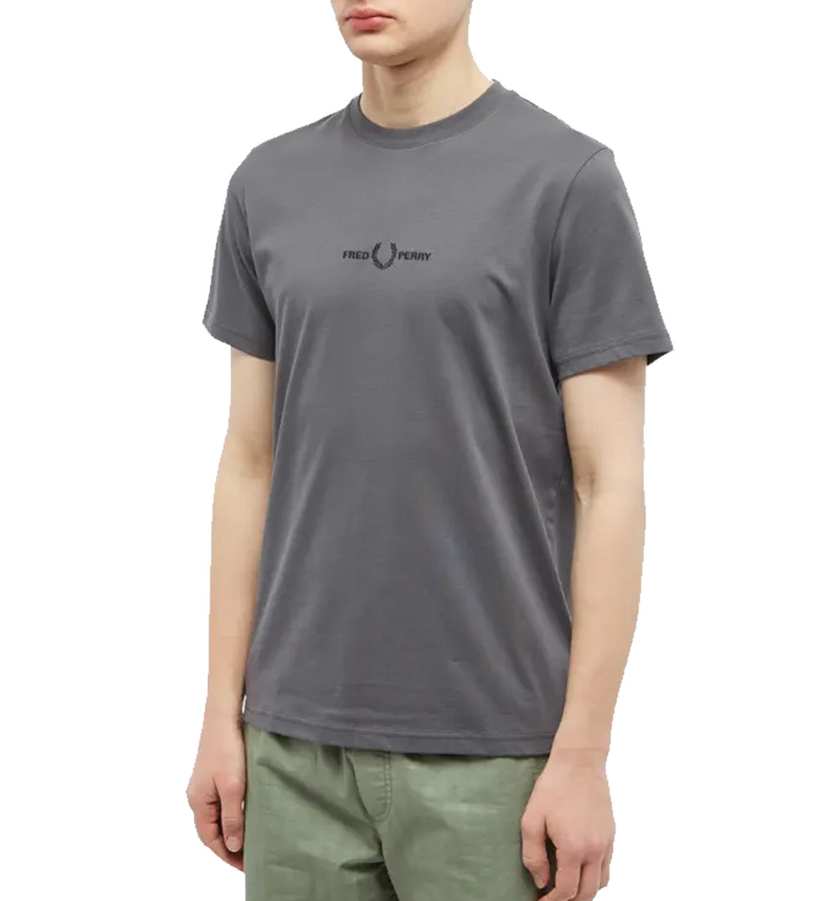Fred Perry Small Logo Grey T-Shirt 2023 (Grey)