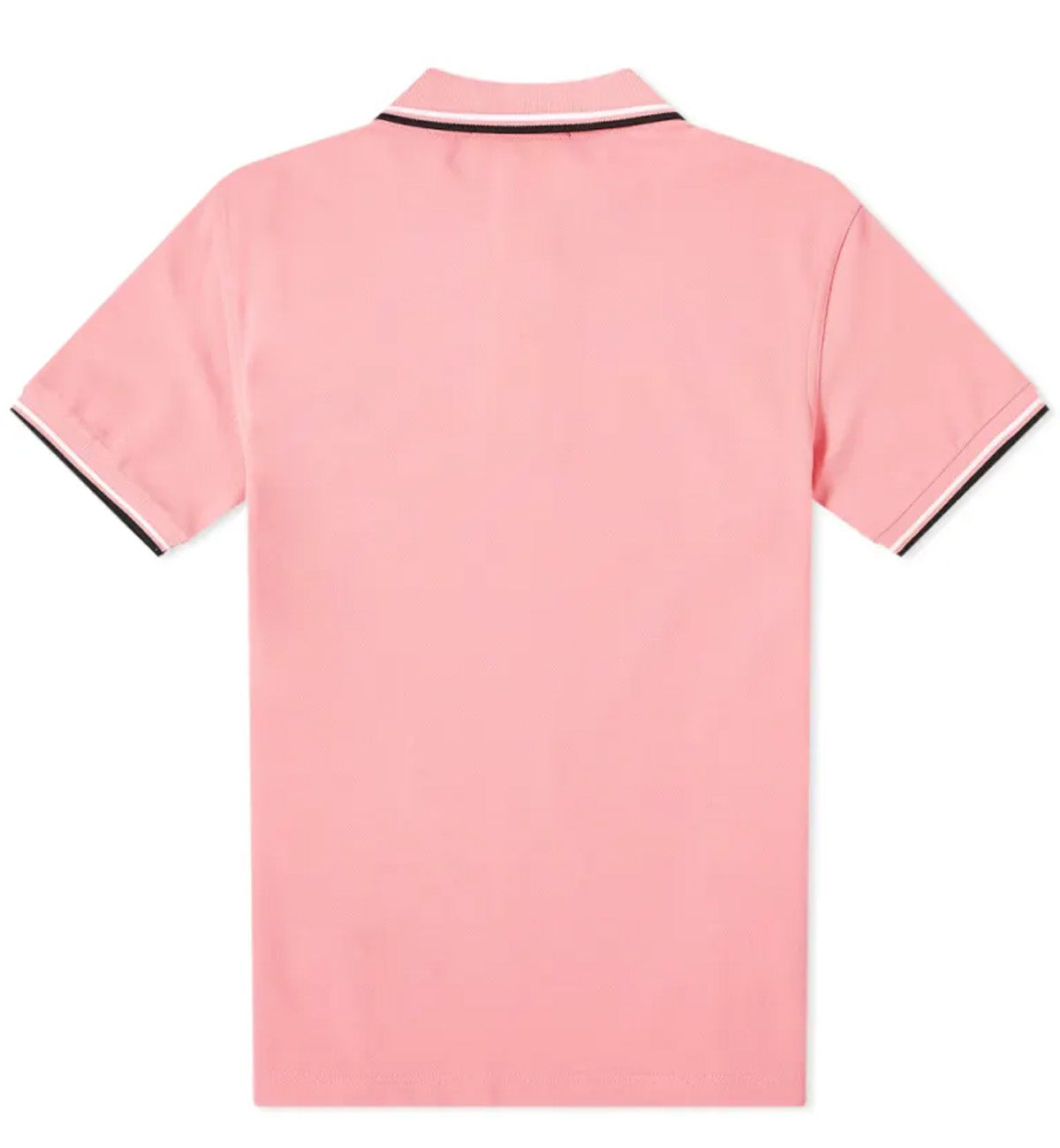 Fred Perry Black White Twin Tipped Pink Polo Shirt
