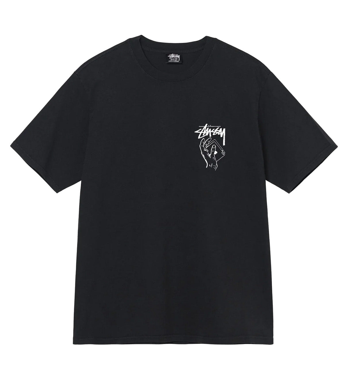 Stussy black hot sale shirt