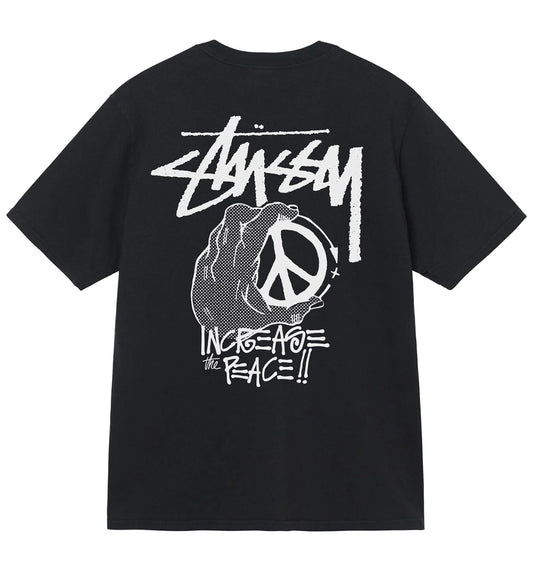 Stussy SS22 Peace Hand Tee (Black)