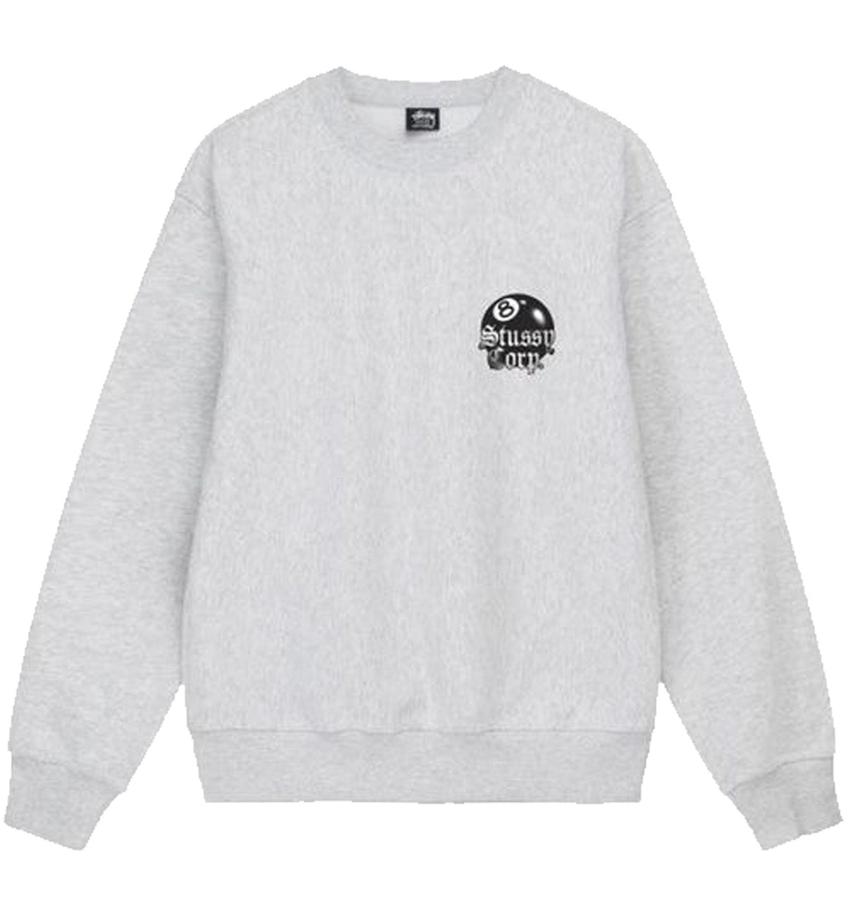 Stussy 8 Ball Corp Sweatshirt (White)