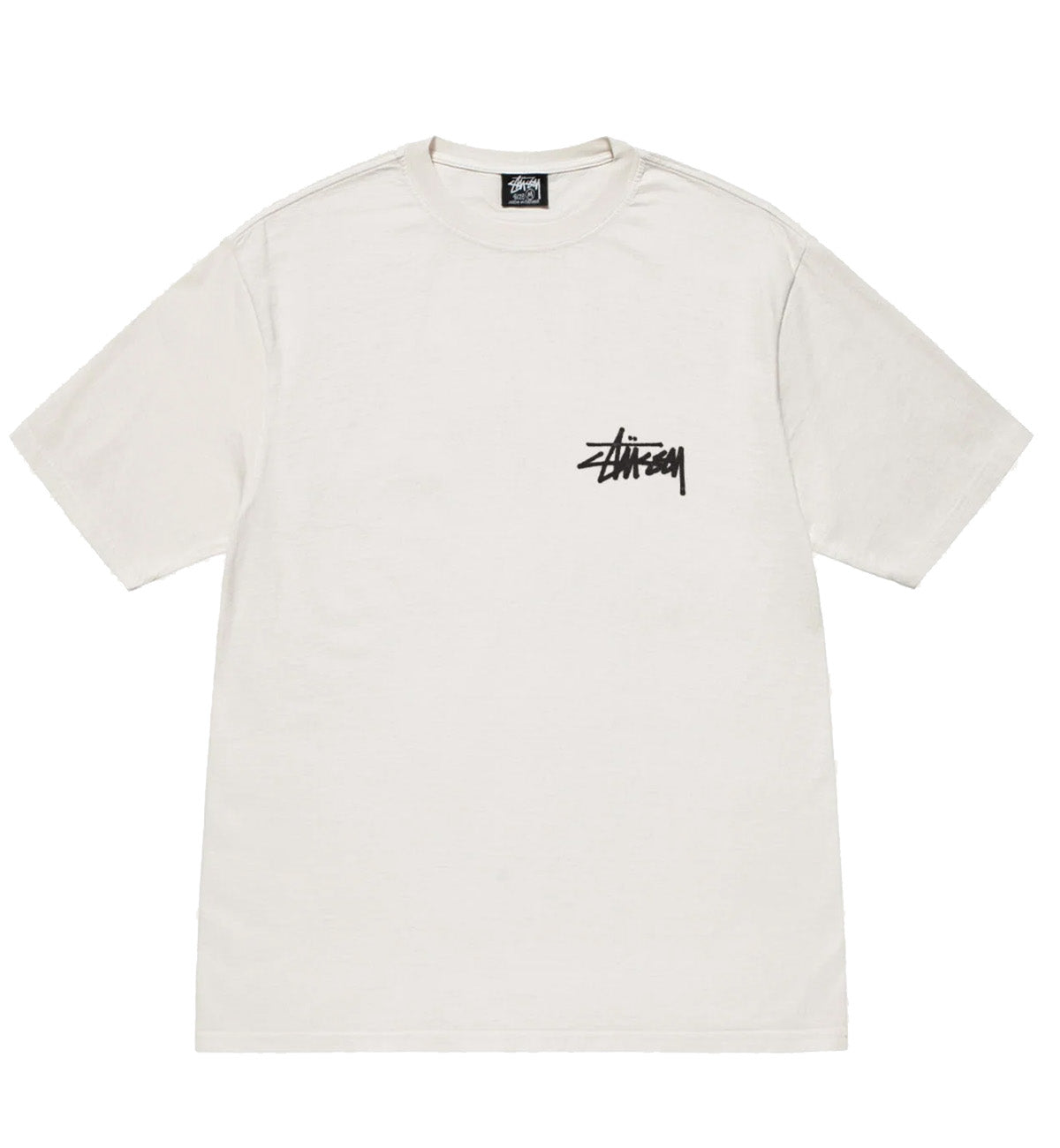 Stussy Old Phone Pig Dyed Tee (White)