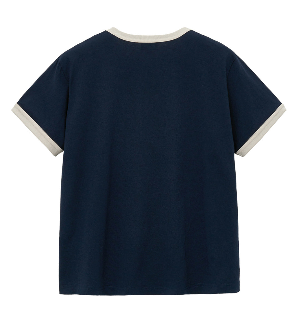 Marithe Vintage Baseball Ringer T-Shirt (Navy)