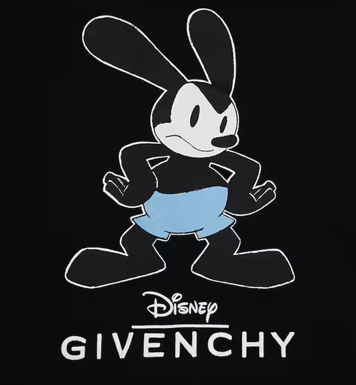 Givenchy Oswald The Lucky Rabbit Tee (Black)
