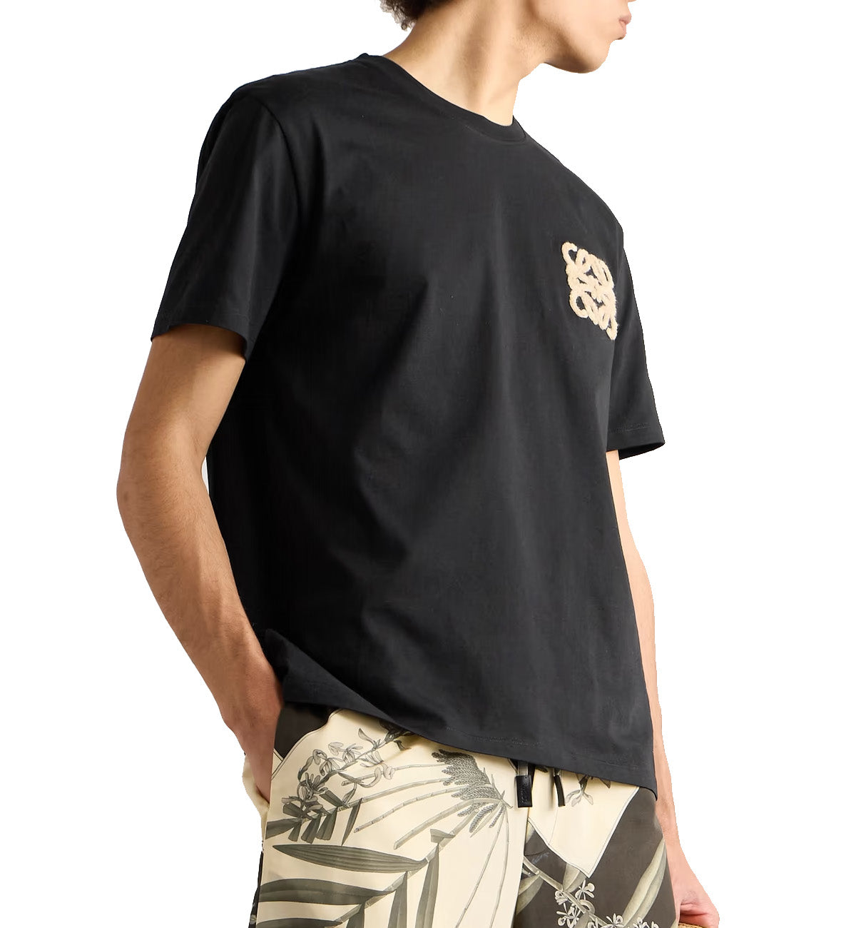 Loewe Boxy Cotton T-Shirt (Black)